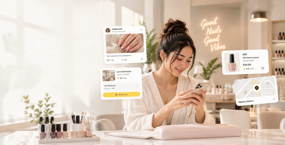 Nail salon